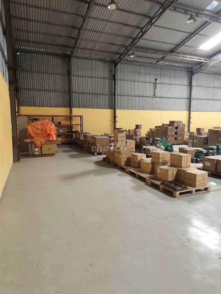 Cho thuê kho an phú đông 550m2 55tr
