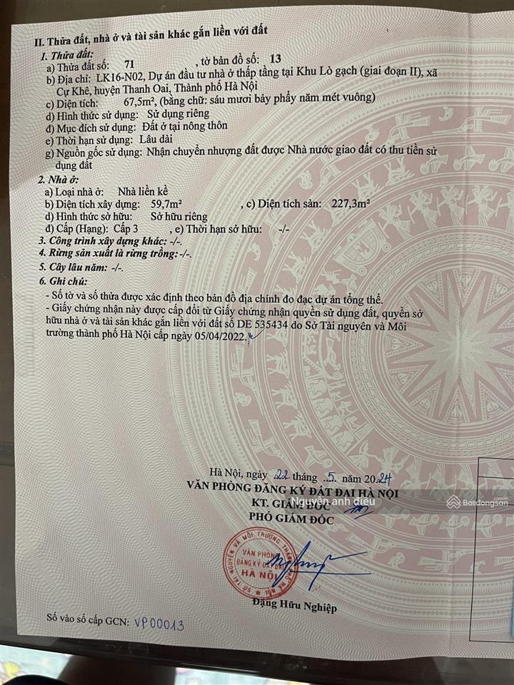 Bán nhà cự khê huyện thanh oai