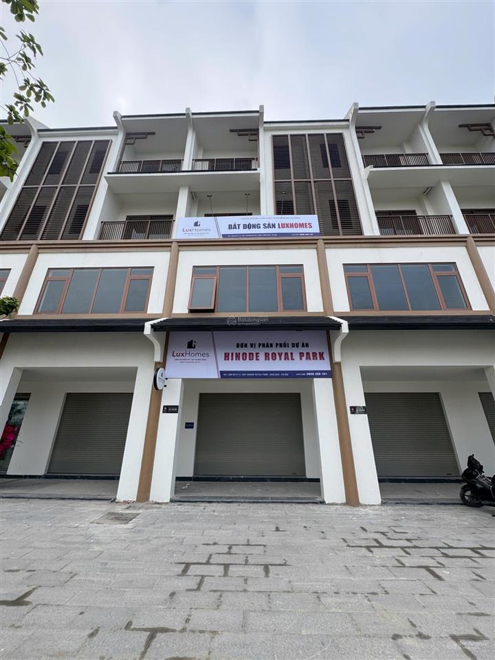Bán nhanh căn shop house trục đường chính thiết kế nhật.đối diện chung cư dự án hinode royal park