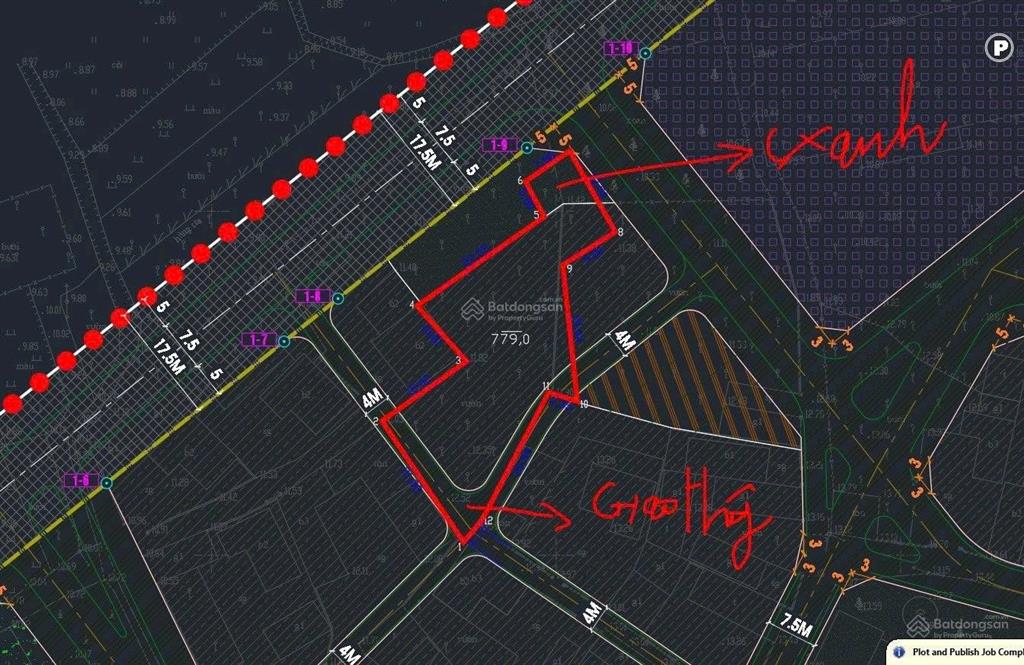 Cần tiền bán cắt lỗ  779m2 thổ cư tặng 216m2 lưu không  cán khê nguyên khê mt 21 ô tô tránh nhau