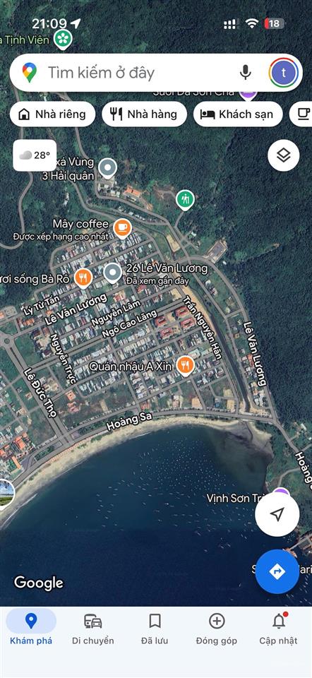 Bán toà nhà 6 tầng 36 phòng spa mặt tiền đường lê văn lương. view biển và núi. giá đầu tư