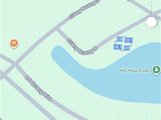 Cần bán lô đất biệt thự view sông khu euro 2 hoà xuân, tp đà nẵng