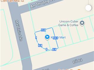 Cần bán lô đất hiếm 2 mặt tiền đỗ bá  mai thúc lân. trục chính thông biển mỹ khê
