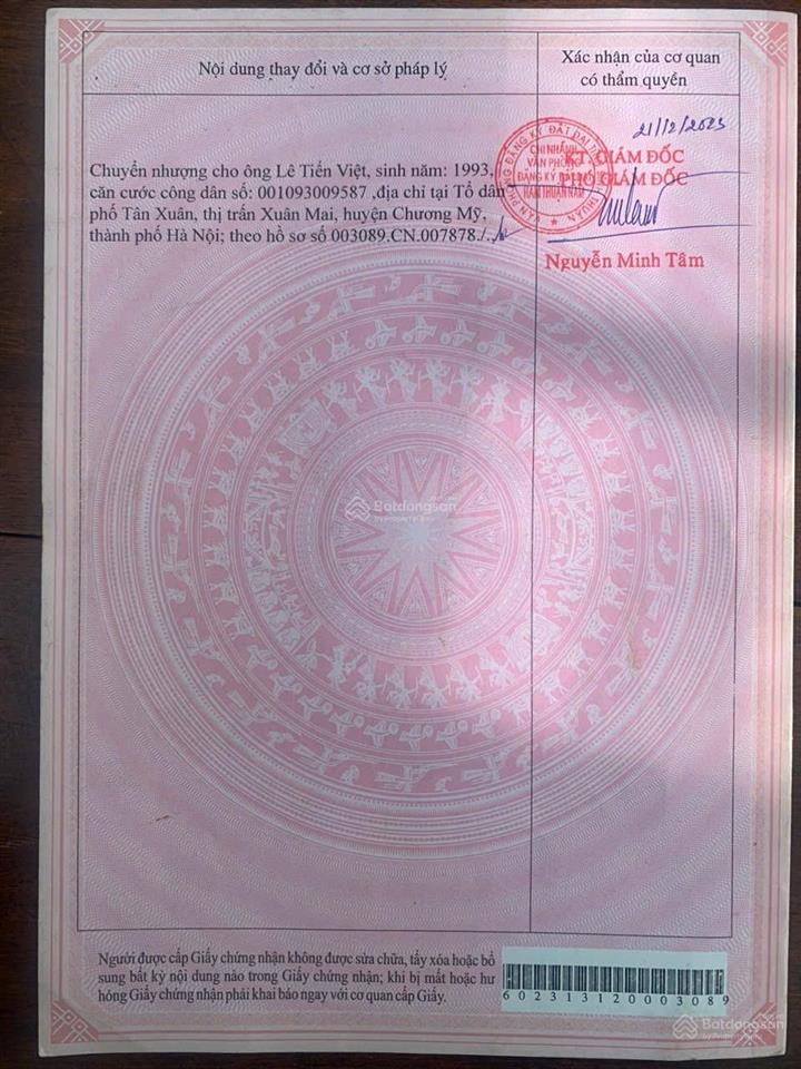 Bán đất tại hàm mỹ, 980 triệu, 150m2, mặt tiền 6m, pháp lý đầy đủ