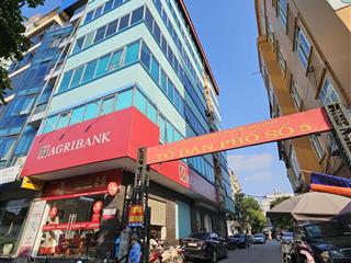 Bán tòa văn phòng mặt phố trần vỹ 111m2 7 tầng lô góc 3 mặt đường giá 82 tỷ  0393 222 ***