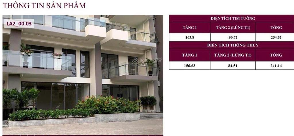 Mua trực tiếp chủ đầu tư  căn hộ shophouse tầng trệt 245m², giá 12,471 tỷ, ngang 14m, trần cao 7m
