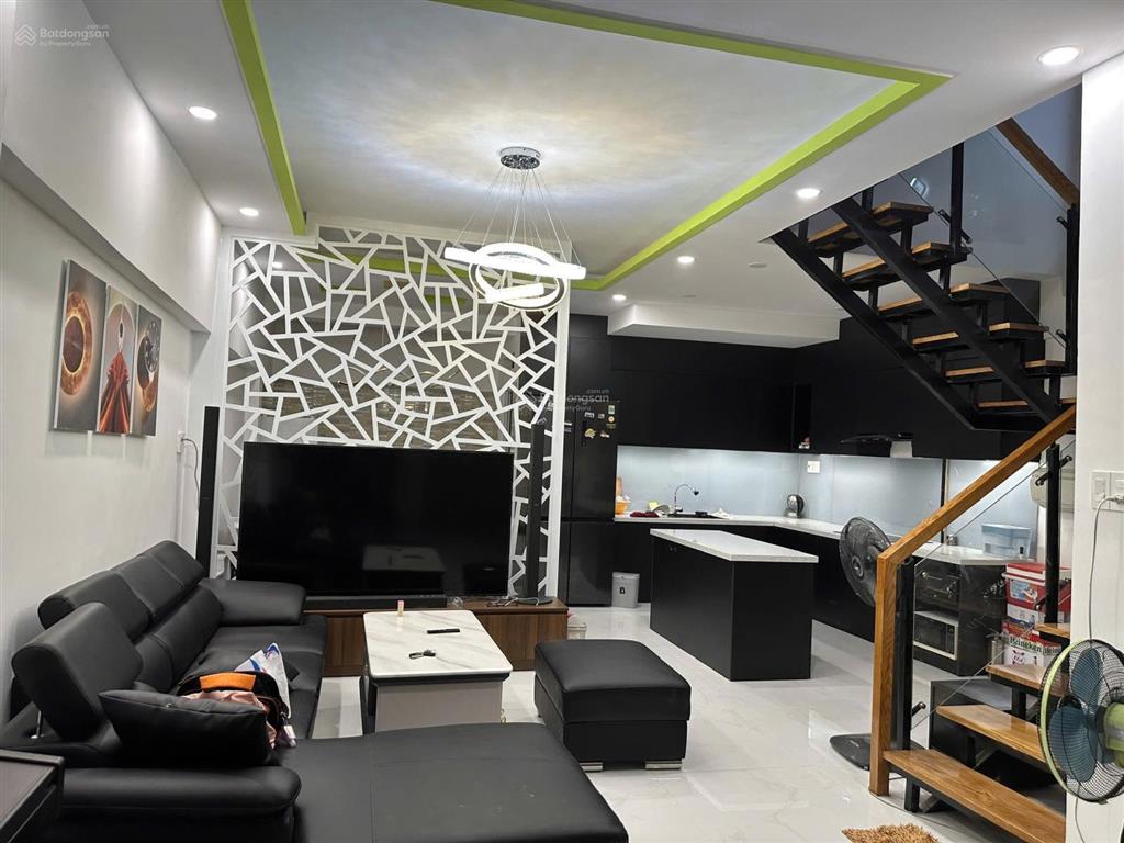 Nhà hẻm xe hơi kinh dương vương 6x13.5m (58m2), cách mặt tiền 20m, cách aeon mall 500m