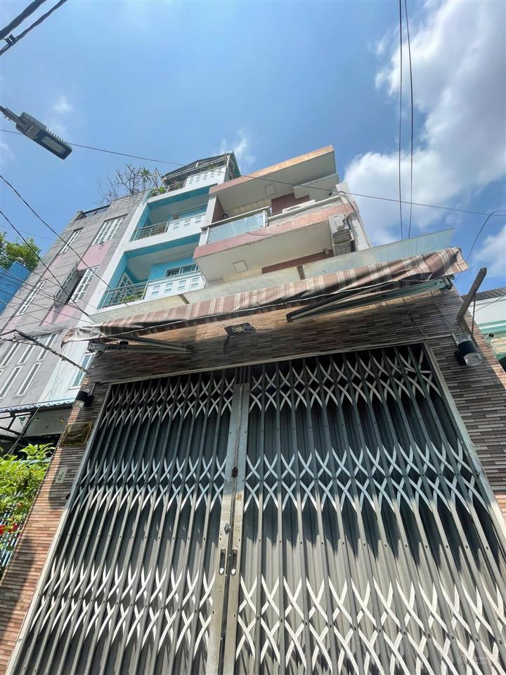 Nhà hẻm 4m cư xá phú lâm a gần chợ, trường lam sơn, 3.61 x 13m, hẻm thông 628  710 hậu giang