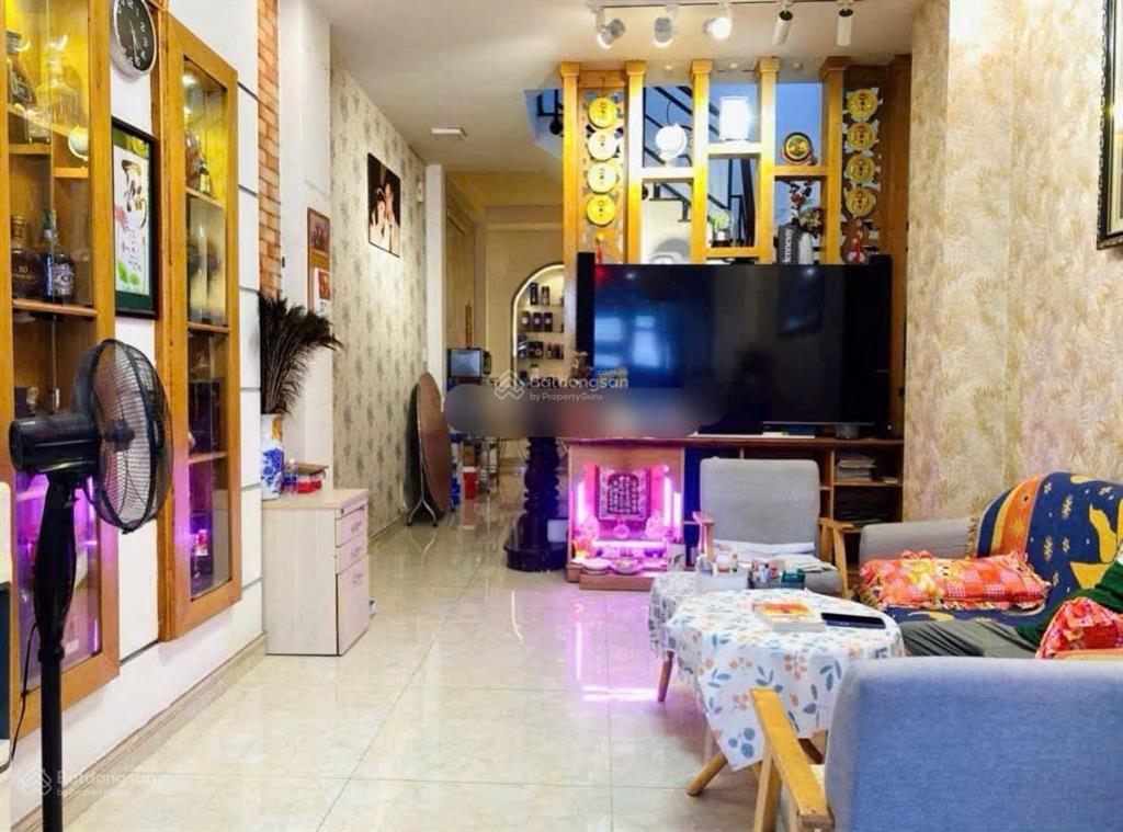 Nhà hẻm 4m cư xá phú lâm a gần chợ, trường lam sơn, 3.61 x 13m, hẻm thông 628  710 hậu giang