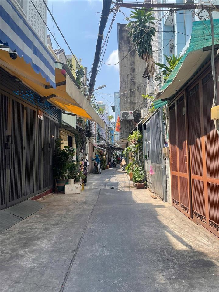 Nhà hẻm 4m cư xá phú lâm a gần chợ, trường lam sơn, 3.61 x 13m, hẻm thông 628  710 hậu giang