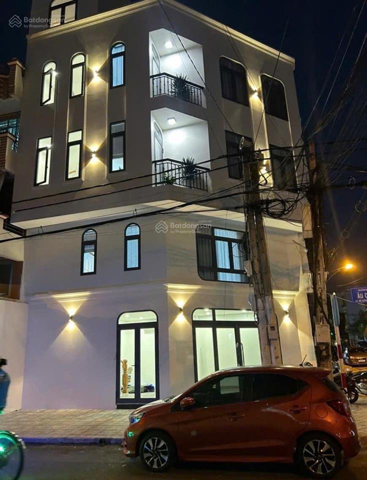 Bán nhà góc 4 tầng, góc đường âu cơ và lê chân, phường tân tiến, nha trang. giá 9 tỷ