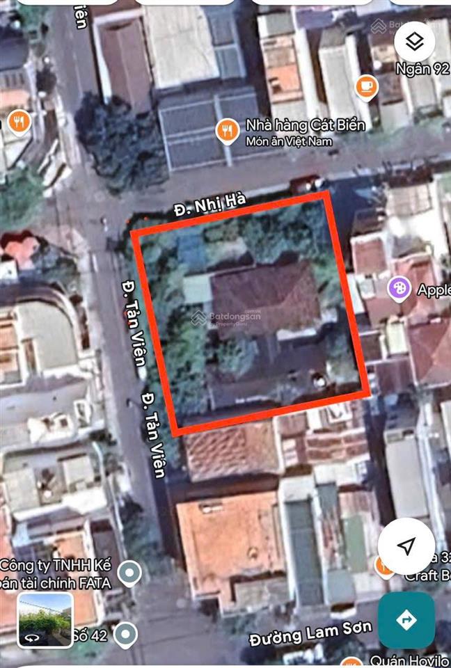 Bán lô góc ngã tư đường nhị hà với tản viên nha trang khánh hoà