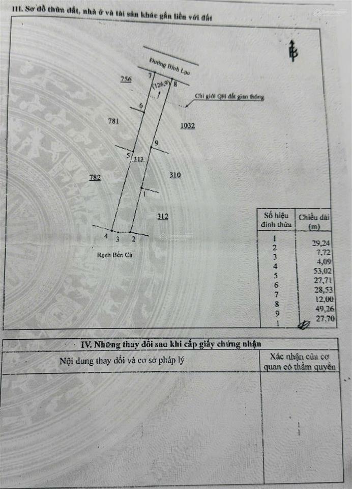 Bán gấp [1204m2] có thổ cư sẵn, tân triều, vĩnh cửu, đồng nai, đường nhựa lớn, gần ngã tư bến cá