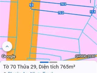 Gấp! 10mx75m đường hùng vương, phước an, nhơn trạch, vị trí đẹp, giá đầu tư