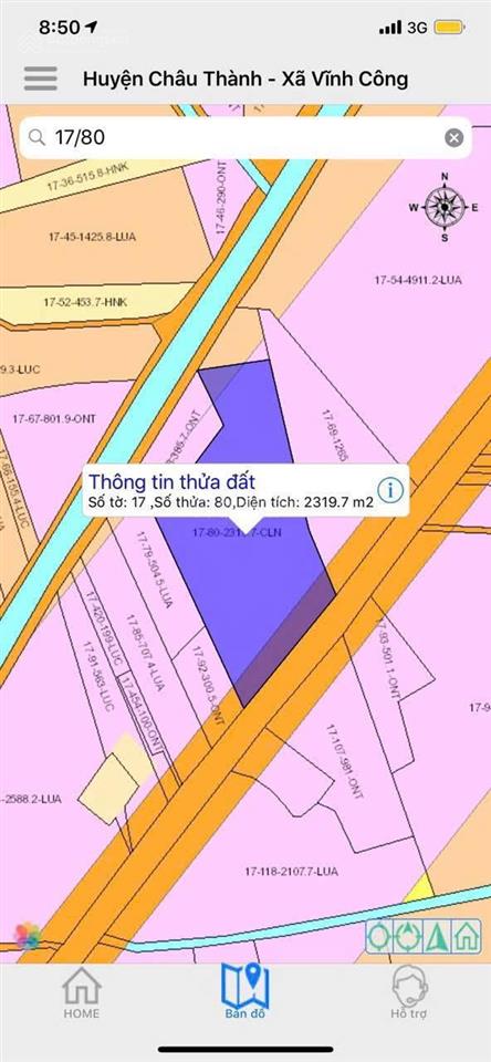 Chính chủ bán lô đất mt đường lộ dừa 39x72 giá 5,3 tỷ tl mạnh ạ có thổ hơn 2500m  0901 600 *** ph