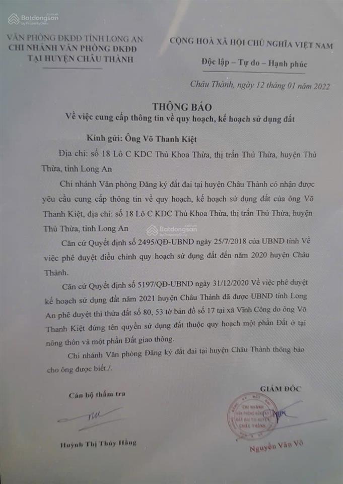 Chính chủ bán lô đất mt đường lộ dừa 39x72 giá 5,3 tỷ tl mạnh ạ có thổ hơn 2500m  0901 600 *** ph