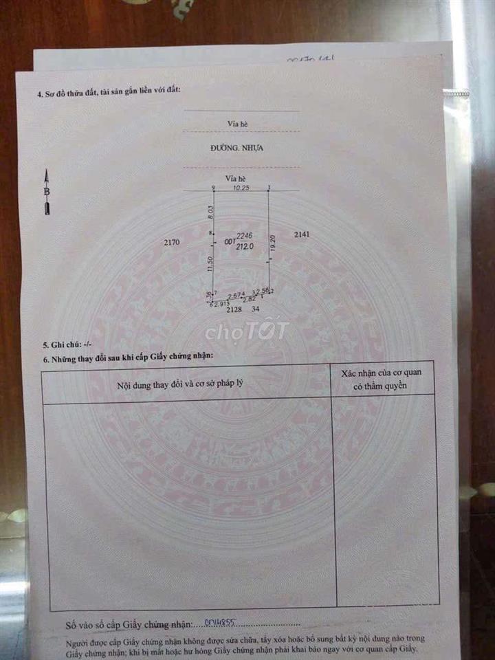 Bán mặt tiền Chợ kinh doanh dĩ an
