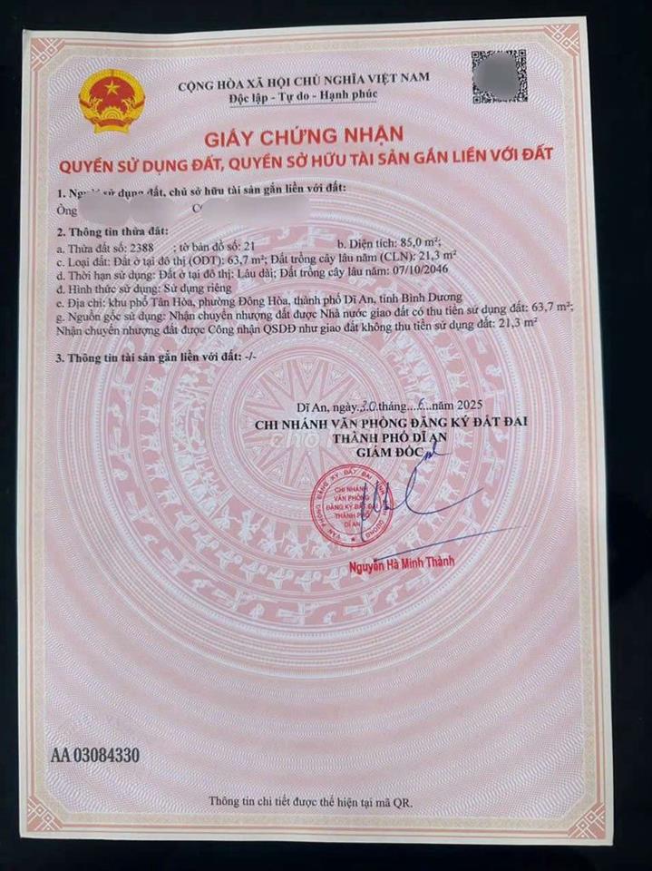 Bán rẻ căn hộ dịch vụ đông hòa dĩ an