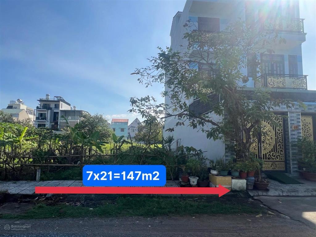 Bán lô mt đường 3c khu tdc phước thiện 7x21m 147m2 giá 8,4 tỷ cách vinhomes 100m giá tốt nhất kv
