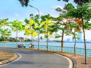 Mặt phố lạc long quân 200m2, 110 tỷ,mặt tiền 13m,1 mặt phố,1 mặt view hồ tây lộng gió,phố ngân hàng