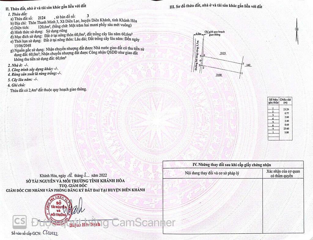 1ty5/120m2 diên lạc  đất dân cắt bán đường ô tô thông