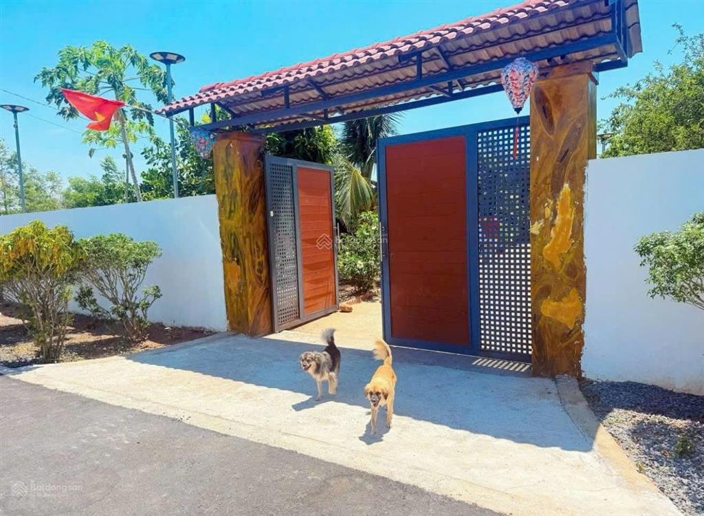 Nhà vườn lộc an  đất đỏ  brvt. dt 1.537m2 (2065) có 2 nhà di động  2 chói  cây cảnh thác nước.