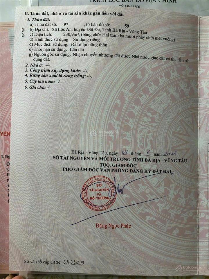 Đất đẹp đối diện hồ sinh thái  gần biển phước hải, tp.hcm