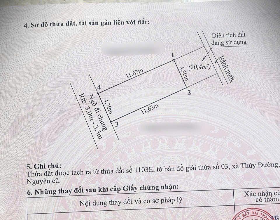 Đất trung tâm thủy đường vị trí đẹp, giá siêu tốt vị trí trung tâm thủy đường, cách đườn