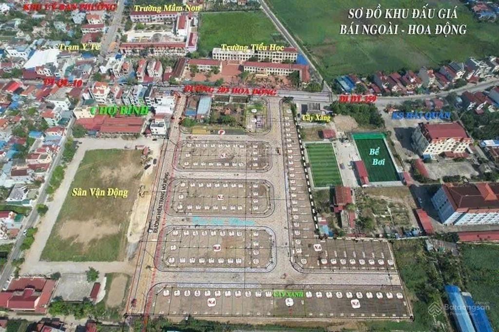 Giảm giá cực sâu lô đất đấu giá bãi ngoài hoa động