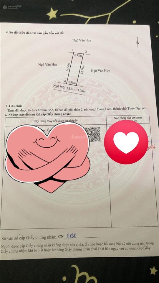 Một lô đất đẹp cho các bác đầu tư cũng như định cư. ngõ 4m ôtô đỗ tận đất. vị trí cách trường, chợ