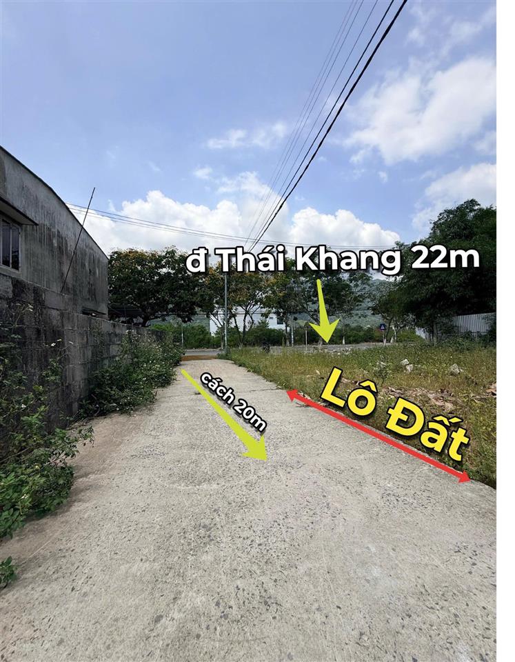 Bán lô đất đẹp cách đường chính thái khang ngay ngã 3 phước đồng vị trí đẹp