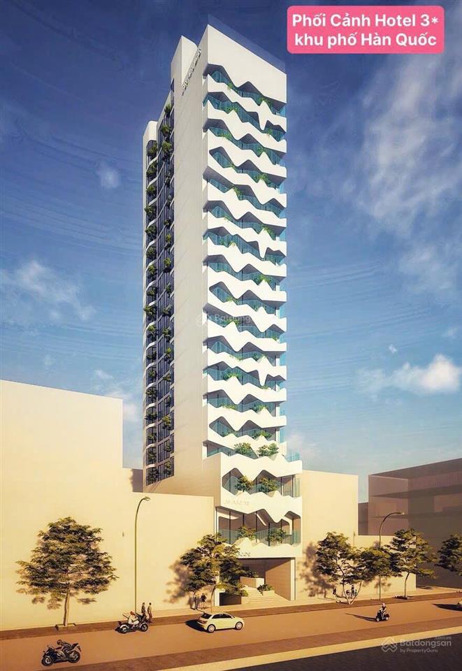 Khách sạn 3 sao khu phố hàn nha trang 21 tầng, 108 phòng khai thác tốt 330 tỷ