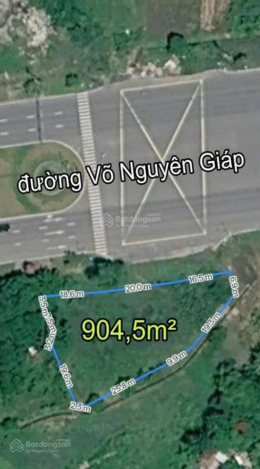 Mặt tiền nhựa võ nguyên giáp tây nha trang ngang khủng 44m chỉ 6 tỷ