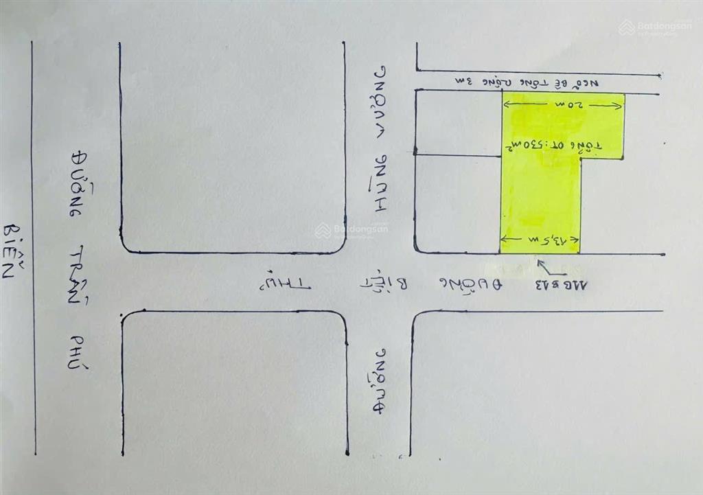 Quỹ đất hiếm 524,5m2 mặt tiền đường biệt thự, phố tây nha trang