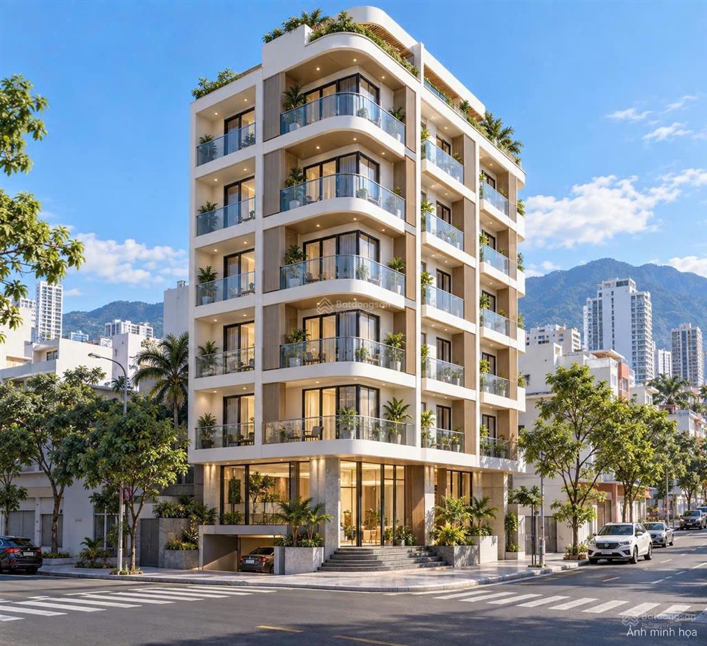 Bán tòa căn hộ góc 2 mặt tiền nam nha trang, cách biển 1km, sẵn dòng tiền
