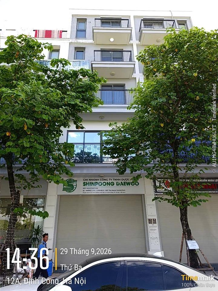 Chính chủ gửi cho thuê nguyên căn shophouse the manor nguyễn xiển phù hợp mọi loại hình kinh doanh