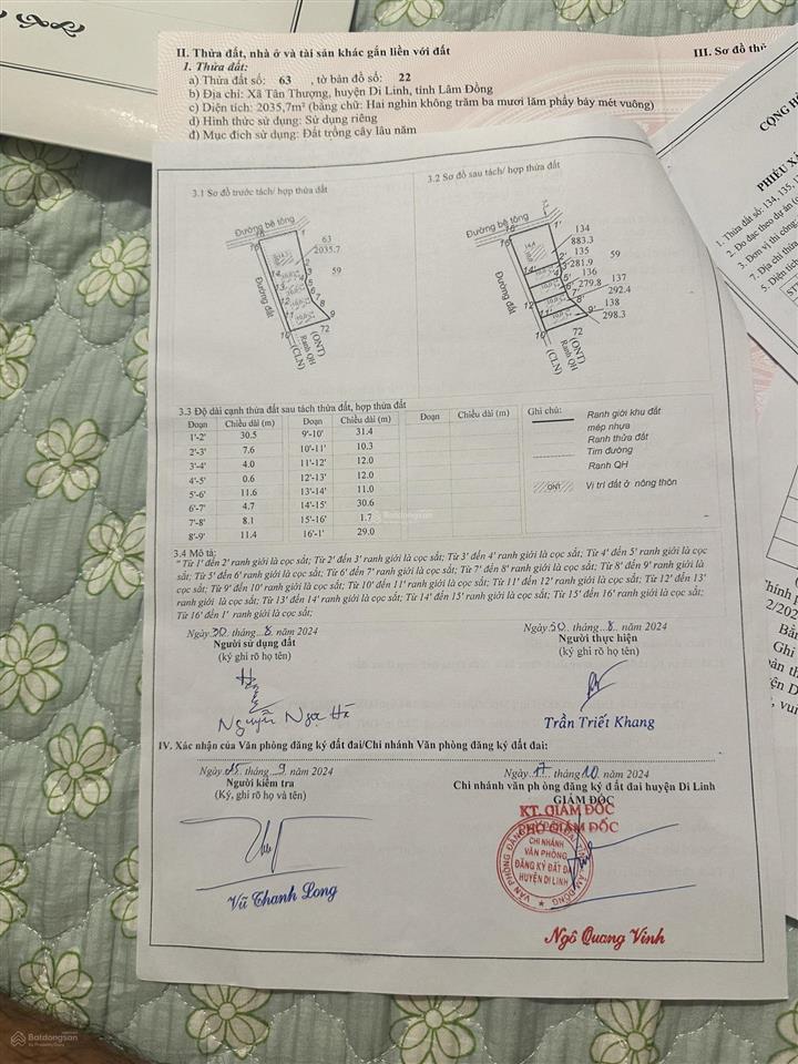 Bds dòng tiền còn 12,5 ty 10000m2 đất thổ cư du lịch nghỉ dưỡng view sông di linh chinh chủ.