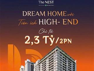 Nhận booking căn hộ the nest  tpm bình dương