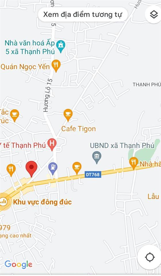 Đất mtkd 2220m2 trung tâm ngã ba tl 768, phường tân triều, đồng nai. 36,5 tỷ