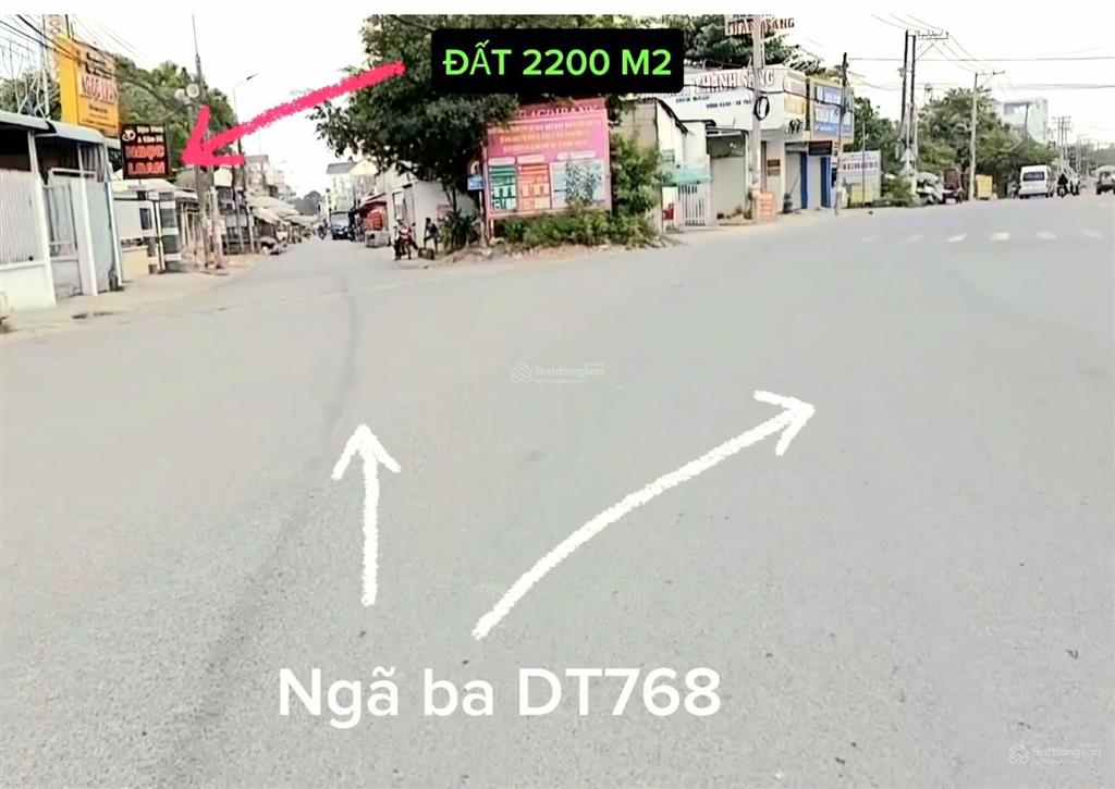 Đất mtkd 2220m2 trung tâm ngã ba tl 768, phường tân triều, đồng nai. 36,5 tỷ