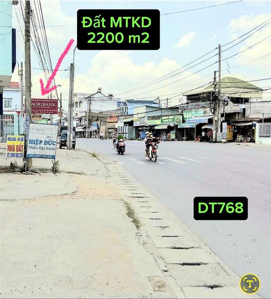 Đất mtkd 2220m2 trung tâm ngã ba tl 768, phường tân triều, đồng nai. 36,5 tỷ