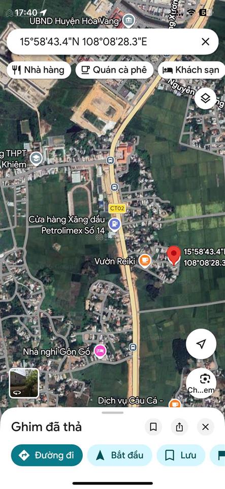 Đất hòa vang giá đầu tư cách ql14b chỉ 150m ô tô tới đất, giá 999tr/135m2 tiện ích bao quanh