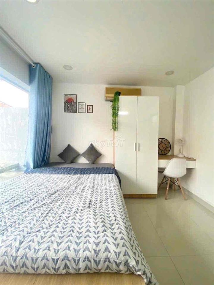 Studio view kính sát cityland 3tr7 full nội thất