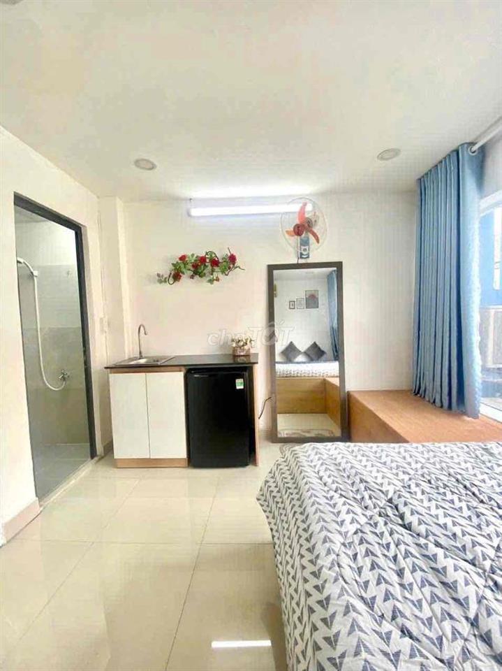 Studio view kính sát cityland 3tr7 full nội thất