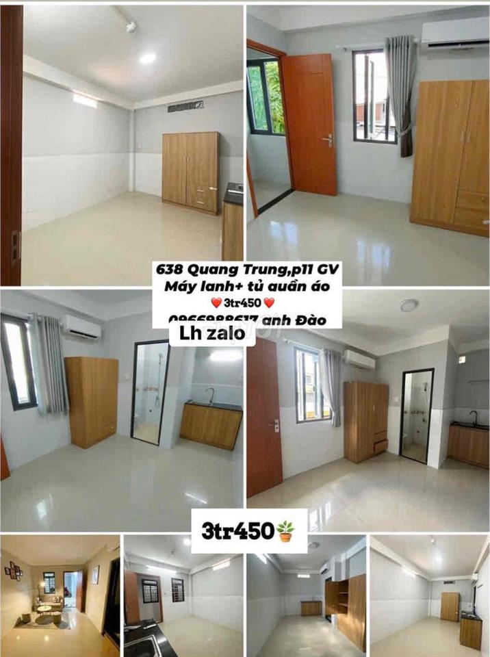 Studio máy lạnh 3tr450❤️
