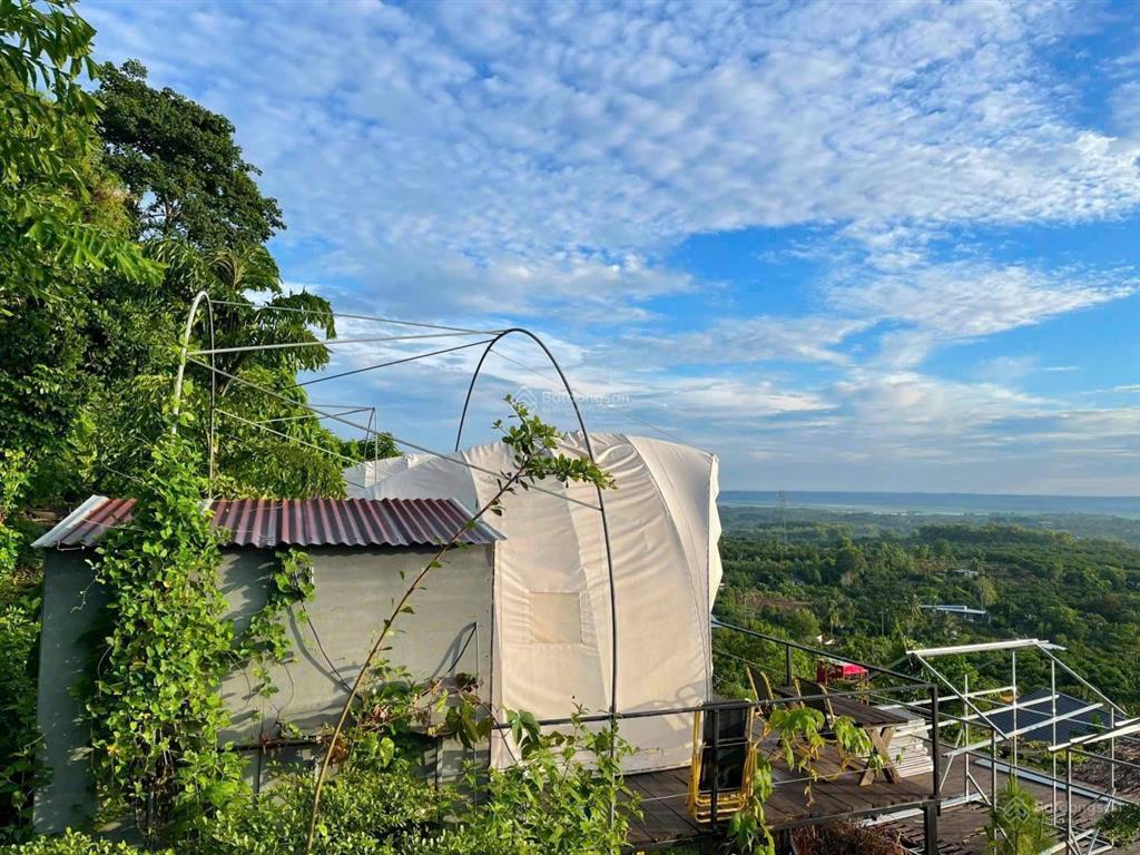 Chỉ 990 nghìn/m2 sở hữu đất vườn view siêu đẹp hồ trị an tại xã la ngà, định quán, đồng nai