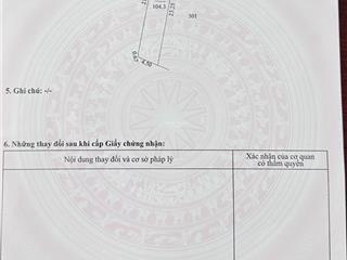 104m2 tại dũng tiến, hoàn long, hưng yên( khoái châu cũ) view cánh đồng thoáng mát, đường xe tải