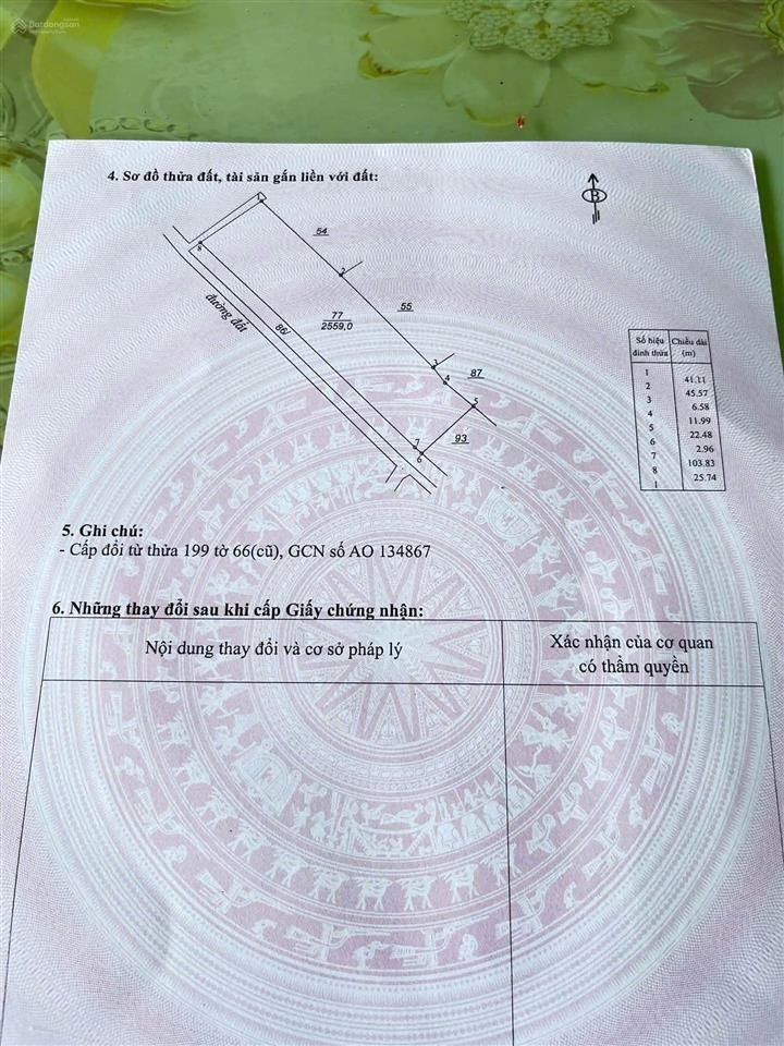 Bán đất vườn 1.1ha có cà phê thu lộc thành