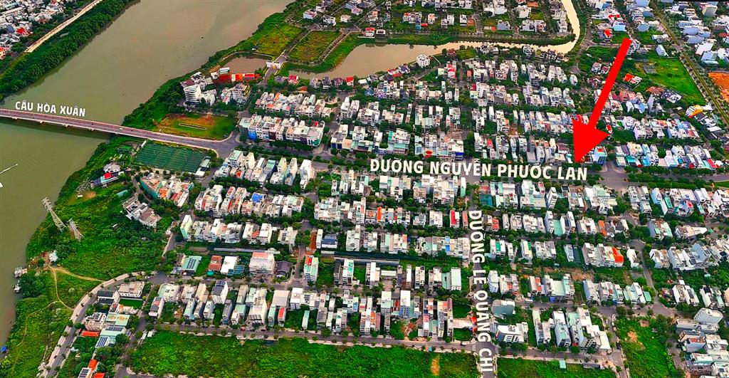 Bán 2 lô liền kề nguyễn phước lan 200m2, đường 33m cạnh ngã tư lê quảng chí kinh doanh sầm uất.