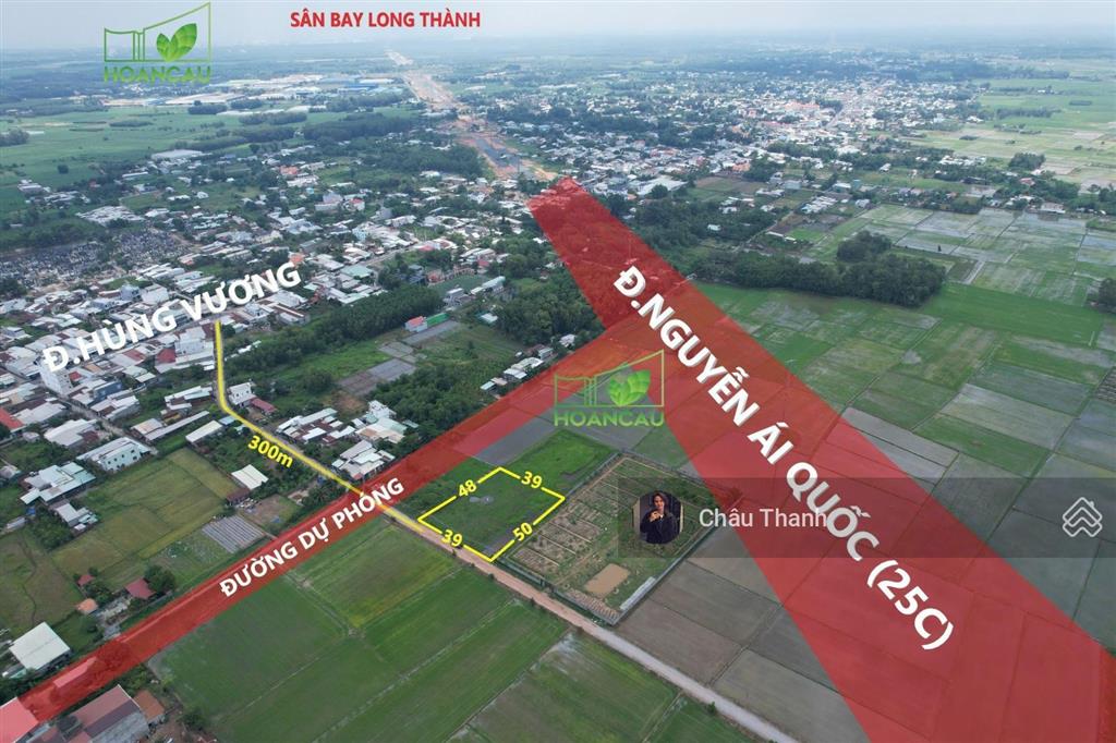 Đất vườn có sẵn thổ cư, tương lai đi sân bay long thành chỉ 30p lái xe